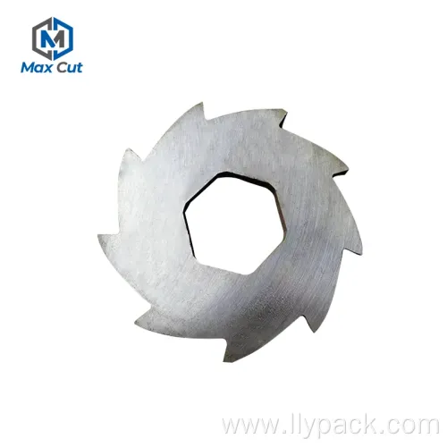 High wear-resistant recycled metal trash shredding blade